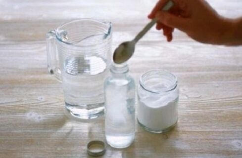 Soda solution for penis enlargement